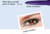 Mini Lápis Retrátil p/ Olhos - 220mg - Verde Metálico